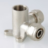 Водорозетка VALTEC VTm.334 ВР 1/2" DN 16x15 PN 10 латунная никелированная 4
