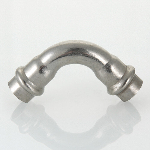 Угольник 90 градусов VALTEC VTi.951.I DN 12 PN 16 двухраструбный нержавеющая сталь