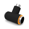Тройник стальной в изоляции ППУ-ПЭ 530х6,0/710-426х8,0/560 1