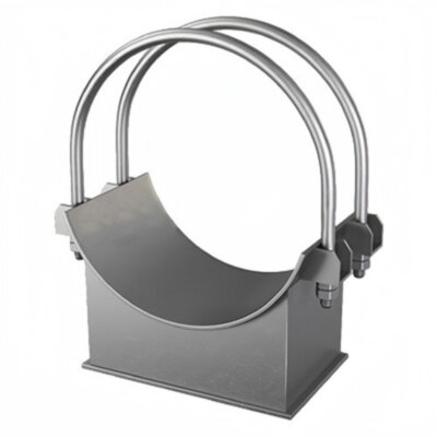 Опора 45 Ду 530 ОСТ 34-10-617-93 H=150 мм хомутовая скользящая углеродистая сталь