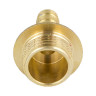 Переходник для шланга латунный Aquasfera 9102 DN 20x20 PN 25 резьба - 3/8''x20, резьбовой НР-НР, 9102-08 3