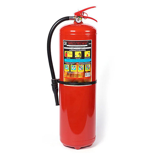 Огнетушитель воздушно-пенный Пожнанотех ОВП-10(з)-АВ заряженный летний, ЗПУ-латунь