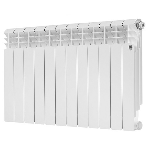 Алюминиевый радиатор Royal Thermo MONOBLOCK A 500 2.0 - 12 секц. Bianco Traffico
