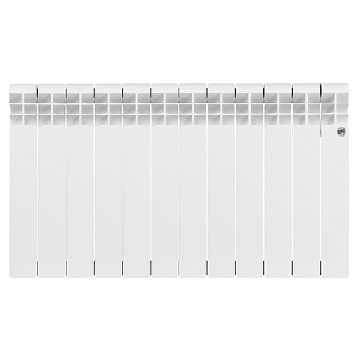 Алюминиевый радиатор Royal Thermo MONOBLOCK A 500 2.0 - 12 секц. Bianco Traffico 2
