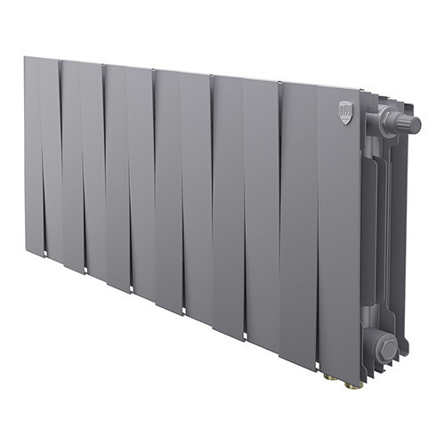 Радиатор биметаллический Royal Thermo PianoForte 300 VD (12 секций) Silver Satin 1