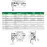 Клапан Tecofi CP4208 DN 400 PN 10 обратный поворотный фланцевый с противовесом 2