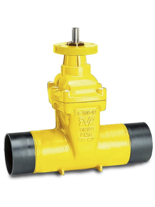 Задвижка AVK 46/78 DN 150 PN 16 с длинными сварными патрубками