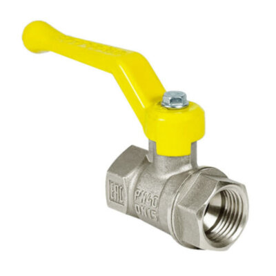 Кран шаровый VALFEX STANDART VF.271 ВР 1/2" Ду 15 Ру 40 газовый никелированный латунный