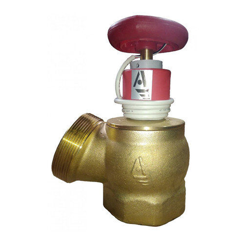 Кран пожарный Апогей КПЛ 50-1 ВР-НР 2" ДУ 50 РУ 16 с датчиком ДППК угловой