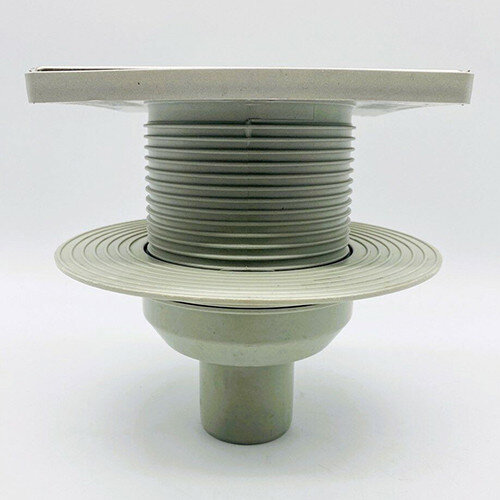 Трап вертикальный VALFEX VF.031.110K.100.01 Ду 110 регулируемый с решеткой из нерж.стали