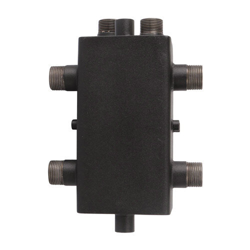 Коллектор распределительный ROMMER RDG-0018-004002 2-х контурный НР 1" Ду 25 Ру 4 с гидравлическим разделителем