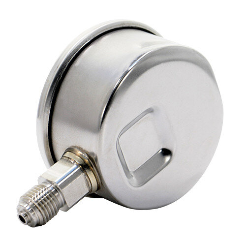 Манометр (вакуумметр) ЭКОМЕРА МД90 Ду 63 мм Ру 0-0,6 МПа гидрозаполненный коррозионностойкий