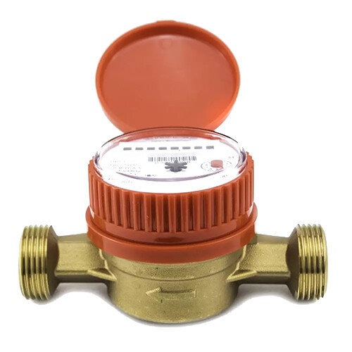 Счетчик для горячей воды Водомер ОВСГ-20 крыльчатый одноструйный резьбовой