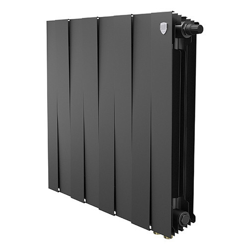 Радиатор биметаллический Royal Thermo PianoForte 500 VD (8 секций) Noir Sable