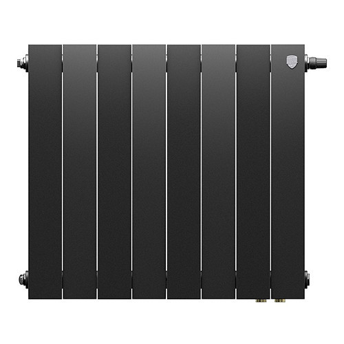 Радиатор биметаллический Royal Thermo PianoForte 500 VD (8 секций) Noir Sable 2