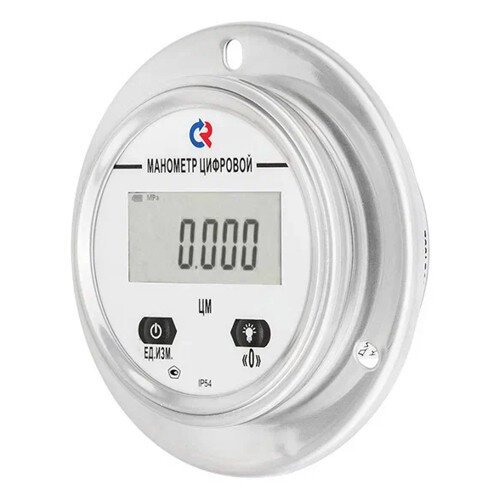 Манометр РОСМА ЦМ-И-321ТЭКП (0...1 MПa) Дкорп=63мм кл. 1,0 G1/4" цифровой эксцентрический, электропитание от блока УТ-00054488