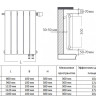 Радиатор биметаллический Royal Thermo PianoForte 300 VDR (12 секций) Silver Satin 5