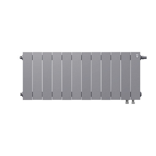 Радиатор биметаллический Royal Thermo PianoForte 300 VDR (12 секций) Silver Satin 4