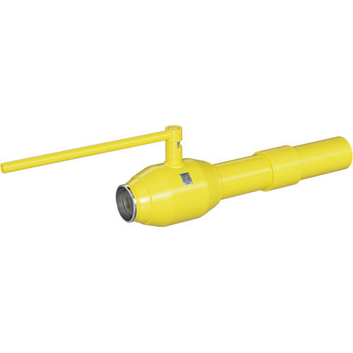 Кран шаровой цельносварной LD КШ.Ц.ПИ.GAS.150/125.016.Н/П.02 Ду 150/125 Ру 16 стальной неполнопроходный под приварку