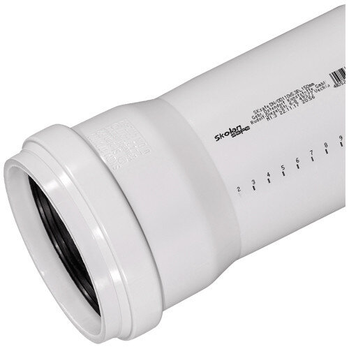 Труба канализационная бесшумная PP-MD Ostendorf Skolan Safe SKEM DN 125х5,3х2000