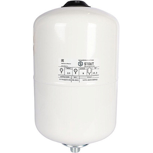 Расширительный бак STOUT STW-0015 гидроаккумулятор 12 л. вертикальный