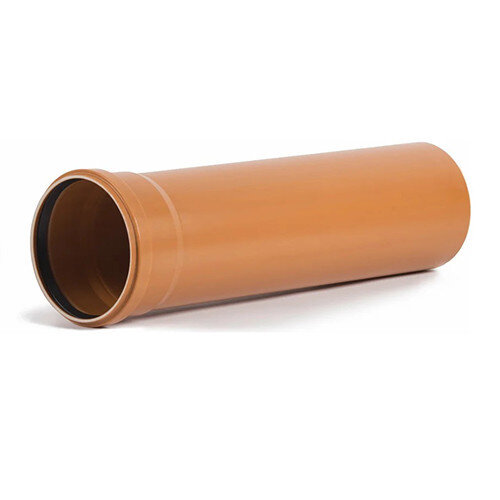 Труба НПВХ Хемкор 200х5,9х1200 SN8 канализационная, длина - 1,2 метра