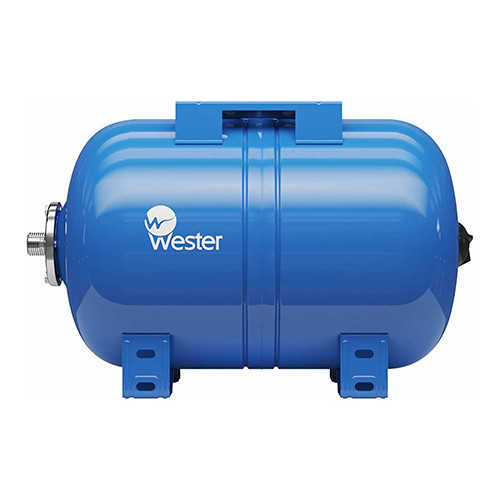 Гидроаккумулятор Wester WAO 24 НР 1" DN 280 PN 10 мембранный горизонтальный для систем водоснабжения 1