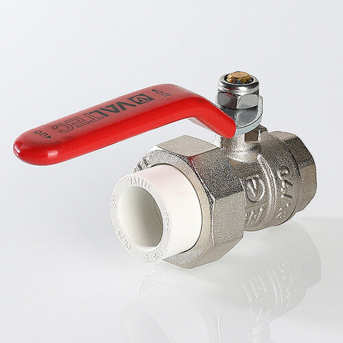 Кран шаровый VALTEC VTp.742 ВР 1/2" DN 20x15 PN 25 переходной латунный