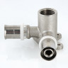 Водорозетка VALTEC VTm.234 ВР 1/2" DN 20x15 PN 10 латунная никелированная 3