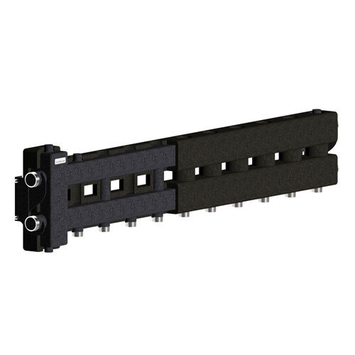 Коллектор распределительный GIDRUSS BM-80-6D.EPP 6-ти контурный НР 1 1/4"x1" Ду 32 Ру 6 балансировочный в термоизоляции