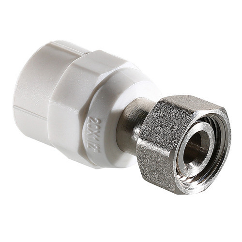 Переходник VALTEC VTp.708.K ВР 1/2" DN 20 PN 25 конус полипропиленовый комбинированный 1