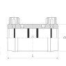 Муфта э/с 40 мм SDR 9 ПЭ100 электросварная 2