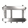 Коллектор распределительный GIDRUSS MKSS-250-2x32 2-х контурный НР 2"x1 1/2" Ду 50 Ру 6 модульный 2