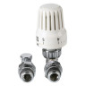 Комплект терморегулирующего оборудования Valtec VT.045.NER 1/2" x 3/4" (евроконус) DN 15 PN 10 для радиатора угловой 3