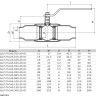 Кран шаровой газовый ALSO КШ.П.П.GAS.125.25-01 Ду 125 Ру 25 полнопроходный под приварку 2