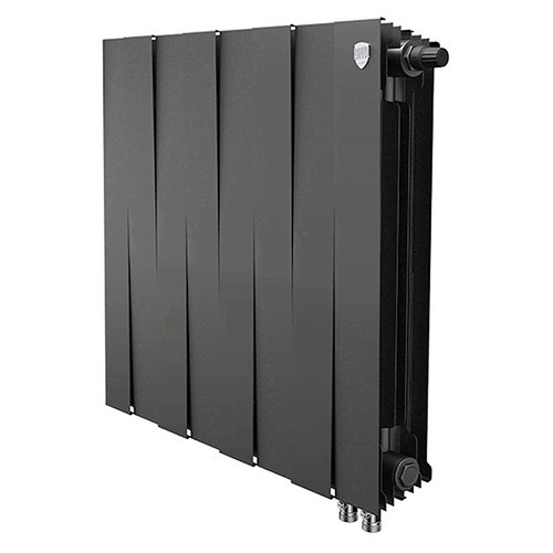 Радиатор биметаллический Royal Thermo PianoForte 500 VDR (8 секций) Noir Sable 1