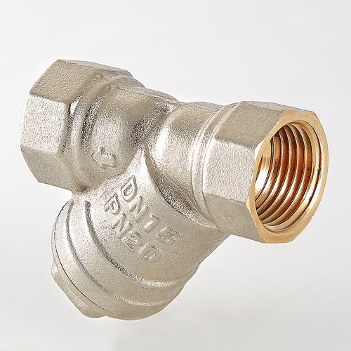 Фильтр механической очистки VALTEC VT.192 ВР 1 1/4" DN 32 PN 16 косой латунный 6