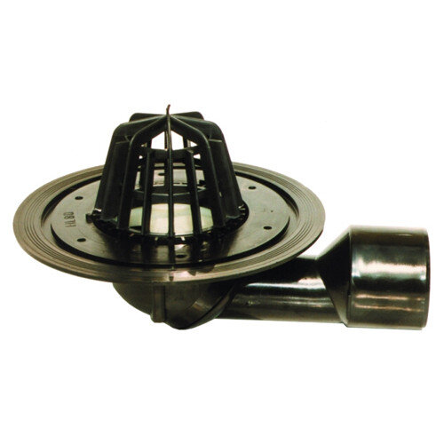 Кровельная воронка для балконов и террас HL80.3 DN 50/75 трап с поворотным шарниром от 0° до 90°