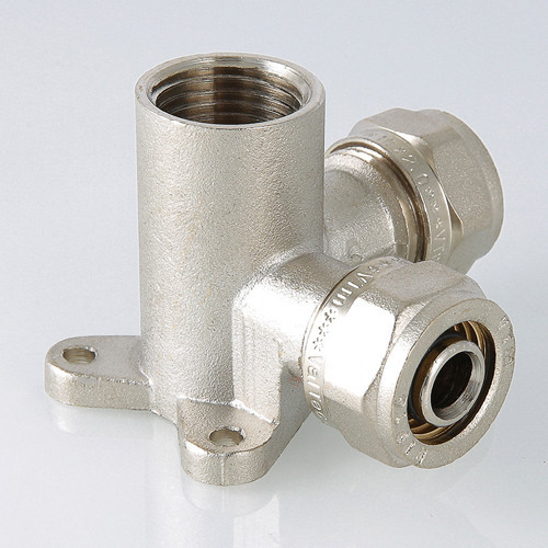 Водорозетка VALTEC VTm.334 ВР 1/2" DN 20x15 PN 10 латунная никелированная 4