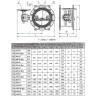 Затвор ЭНЭКОС DN 1200 PN 10 поворотный фланцевый с двойным эксцентриком с редуктором и штурвалом 2
