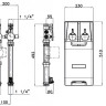 Насосный модуль VALTEC VT.VAR11G.07 DN 32 PN 10 с байпасом 2