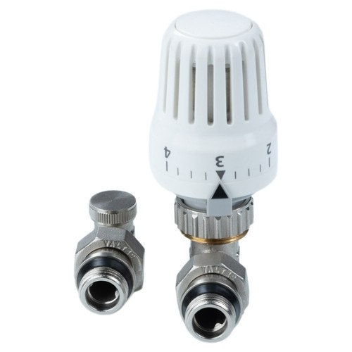 Комплект терморегулирующего оборудования Valtec VT.045 1/2" DN 15 PN 10 для радиатора угловой 3
