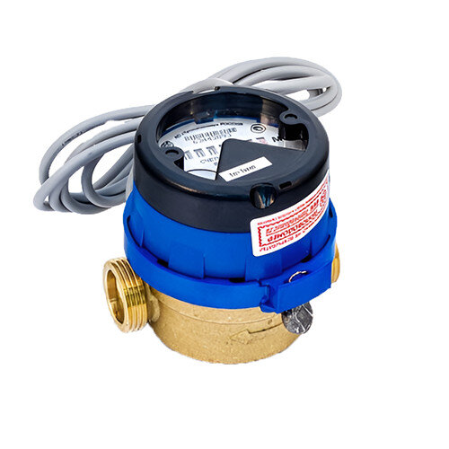 Счетчик для холодной воды Тепловодомер ВСХд-15-02 (80 мм) крыльчатый одноструйный резьбовой с импульсным выходом