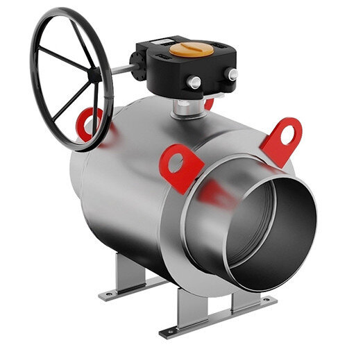 Кран шаровой Маршал 10нж45фт-01 ЦП.01.3 DN 400 PN 16 полнопроходной под приварку