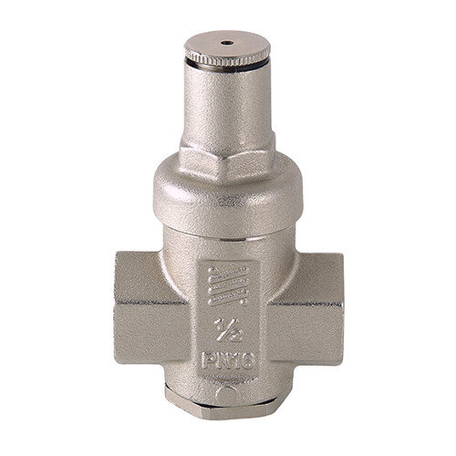 Редуктор давления VALTEC VT.087.N.0445 1/2'' DN 15 PN 16 поршневой, прямого действия, латунный с никелевым покрытием