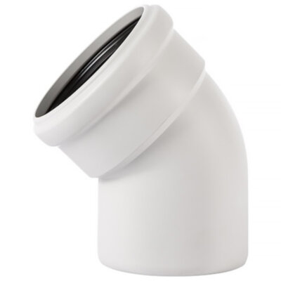 Отвод канализационный бесшумный PP-MD Ostendorf Skolan Safe SKB DN 110х45°