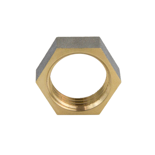 Контргайка латунная Aquasfera 9020 DN 25 PN 25 резьба - 1'', покрытие - никель, резьбовая ВР, 9020-03