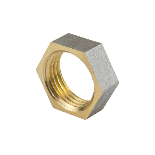 Контргайка латунная Aquasfera 9020 DN 25 PN 25 резьба - 1'', покрытие - никель, резьбовая ВР, 9020-03