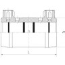Муфта э/с 180 мм SDR 9 ПЭ100 электросварная 2