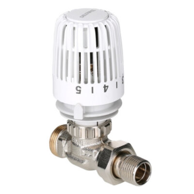 Ограничитель температуры Valtec VT.9154 1/2" x 3/4" (евроконус) DN 15 PN 10 прямого действия